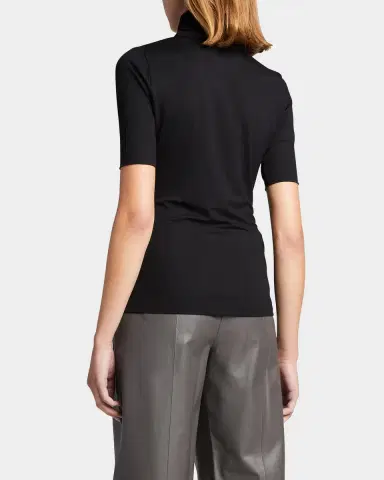 MAJESTIC FILATURES Soft Touch Elbow-Sleeve Turtleneck | Thumbnail 3 MAJESTIC FILATURES Soft Touch Elbow-Sleeve Turtleneck | Thumbnail 3