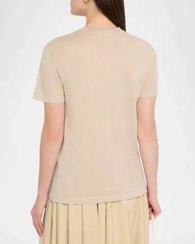 Co Cashmere Knit Short-Sleeve Shirt | Thumbnail 3 Co Cashmere Knit Short-Sleeve Shirt | Thumbnail 3