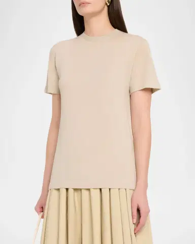 Co Cashmere Knit Short-Sleeve Shirt | Thumbnail 4 Co Cashmere Knit Short-Sleeve Shirt | Thumbnail 4