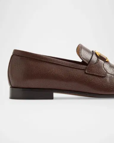 Valentino Garavani Men's Vlogo Signature Leather Loafers | Thumbnail 7 Valentino Garavani Men's Vlogo Signature Leather Loafers | Thumbnail 7