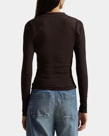 Polo Ralph Lauren Ribbed Cotton Henley Shirt | Thumbnail 3 Polo Ralph Lauren Ribbed Cotton Henley Shirt | Thumbnail 3