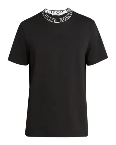 Moncler Men's Logo-Crewneck Cotton T-Shirt | Thumbnail 1 Moncler Men's Logo-Crewneck Cotton T-Shirt | Thumbnail 1