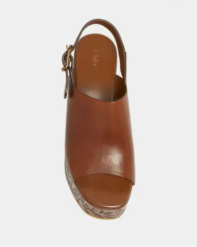 Chloe Maxime Leather Slingback Platform Sandals | Thumbnail 4 Chloe Maxime Leather Slingback Platform Sandals | Thumbnail 4