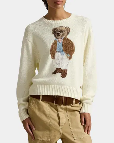 Polo Ralph Lauren Polo Bear Cotton Crewneck Sweater | Thumbnail 4 Polo Ralph Lauren Polo Bear Cotton Crewneck Sweater | Thumbnail 4