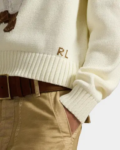 Polo Ralph Lauren Polo Bear Cotton Crewneck Sweater | Thumbnail 5 Polo Ralph Lauren Polo Bear Cotton Crewneck Sweater | Thumbnail 5