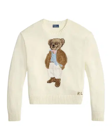 Polo Ralph Lauren Polo Bear Cotton Crewneck Sweater | Thumbnail 1 Polo Ralph Lauren Polo Bear Cotton Crewneck Sweater | Thumbnail 1
