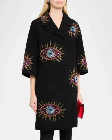 Libertine Nazar Embellished Single-Breasted Coat | Thumbnail 4 Libertine Nazar Embellished Single-Breasted Coat | Thumbnail 4