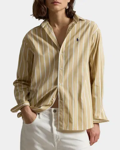 Polo Ralph Lauren Relaxed-Fit Striped Cotton Shirt | Thumbnail 4 Polo Ralph Lauren Relaxed-Fit Striped Cotton Shirt | Thumbnail 4