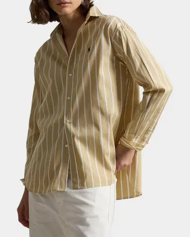 Polo Ralph Lauren Relaxed-Fit Striped Cotton Shirt | Thumbnail 5 Polo Ralph Lauren Relaxed-Fit Striped Cotton Shirt | Thumbnail 5