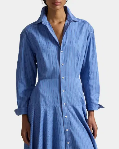 Polo Ralph Lauren Verity Striped Cotton Midi Shirtdress | Thumbnail 5 Polo Ralph Lauren Verity Striped Cotton Midi Shirtdress | Thumbnail 5