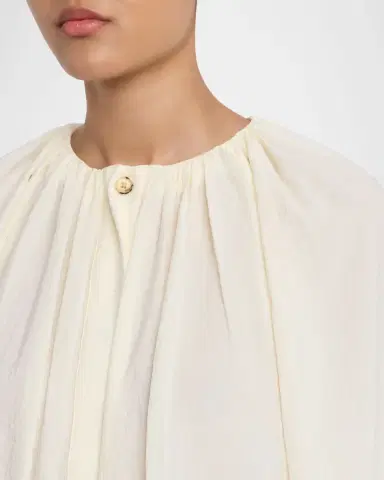 Co Gathered Drawstring-Hem Blouson Shirt | Thumbnail 5 Co Gathered Drawstring-Hem Blouson Shirt | Thumbnail 5