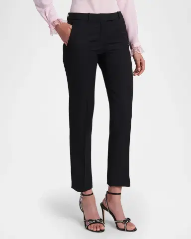 McQueen Mid-Rise Wool Slim-Leg Ankle Trousers | Thumbnail 4 McQueen Mid-Rise Wool Slim-Leg Ankle Trousers | Thumbnail 4