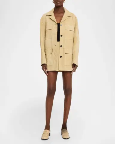 Arma Melody A-Line Suede Mini Skirt | Thumbnail 2 Arma Melody A-Line Suede Mini Skirt | Thumbnail 2
