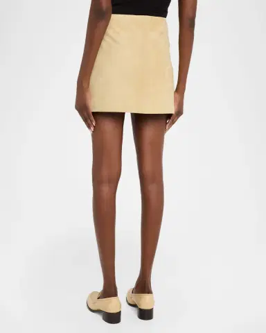 Arma Melody A-Line Suede Mini Skirt | Thumbnail 3 Arma Melody A-Line Suede Mini Skirt | Thumbnail 3