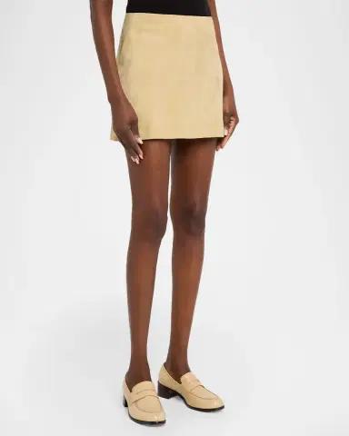 Arma Melody A-Line Suede Mini Skirt | Thumbnail 4 Arma Melody A-Line Suede Mini Skirt | Thumbnail 4