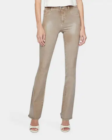 L 'AGENCE Selma High-Rise Coated Sleek Baby Boot Jeans | Thumbnail 5 L 'AGENCE Selma High-Rise Coated Sleek Baby Boot Jeans | Thumbnail 5