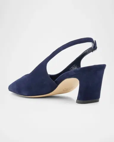 Stuart Weitzman 50mm Stassi Suede Slingback Pumps | Thumbnail 3 Stuart Weitzman 50mm Stassi Suede Slingback Pumps | Thumbnail 3