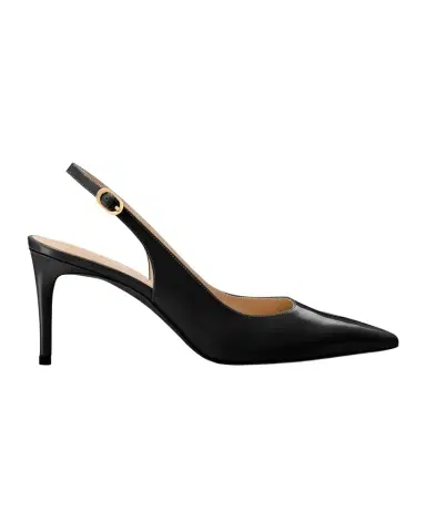 Stuart Weitzman 75mm Stuart Power Patent Leather Slingback Pumps | Thumbnail 1 Stuart Weitzman 75mm Stuart Power Patent Leather Slingback Pumps | Thumbnail 1