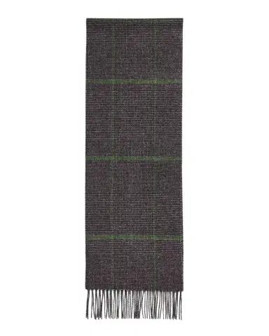 PIACENZA Men's Silk Cashmere Glen Plaid Scarf | Thumbnail 1 PIACENZA Men's Silk Cashmere Glen Plaid Scarf | Thumbnail 1