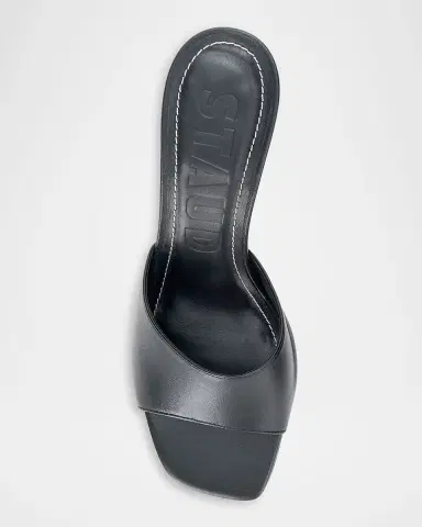 Staud 65mm Bea Leather Mules | Thumbnail 4 Staud 65mm Bea Leather Mules | Thumbnail 4