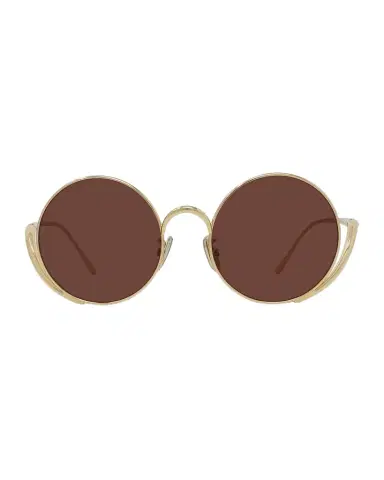 Loewe Island 50mm Metal Rimless Round Sunglasses | Thumbnail 1 Loewe Island 50mm Metal Rimless Round Sunglasses | Thumbnail 1