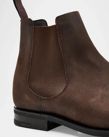 Church's Men's Amberley R 2.0 Waxed Suede Chelsea Boots | Thumbnail 3 Church's Men's Amberley R 2.0 Waxed Suede Chelsea Boots | Thumbnail 3