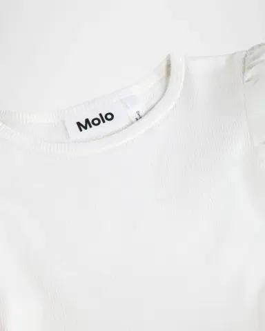 Molo Girl's Caitlin Puff-Sleeve Organic Cotton Dress, Size 6M-2 | Thumbnail 3 Molo Girl's Caitlin Puff-Sleeve Organic Cotton Dress, Size 6M-2 | Thumbnail 3