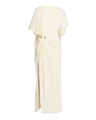 Brandon Maxwell Draped Embellished Crepe Maxi Dress | Thumbnail 1 Brandon Maxwell Draped Embellished Crepe Maxi Dress | Thumbnail 1