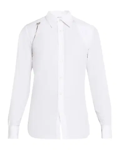 McQueen Men's T-Chain Harness Sport Shirt | Thumbnail 1 McQueen Men's T-Chain Harness Sport Shirt | Thumbnail 1