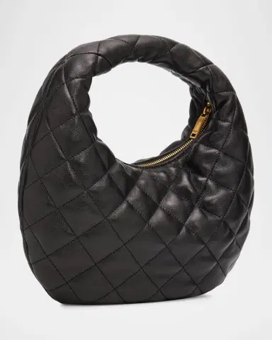 Saint Laurent Icarino Baby YSL Quilted Leather Hobo Bag | Thumbnail 2 Saint Laurent Icarino Baby YSL Quilted Leather Hobo Bag | Thumbnail 2
