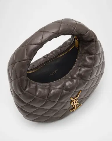 Saint Laurent Icarino Baby YSL Quilted Leather Hobo Bag | Thumbnail 8 Saint Laurent Icarino Baby YSL Quilted Leather Hobo Bag | Thumbnail 8