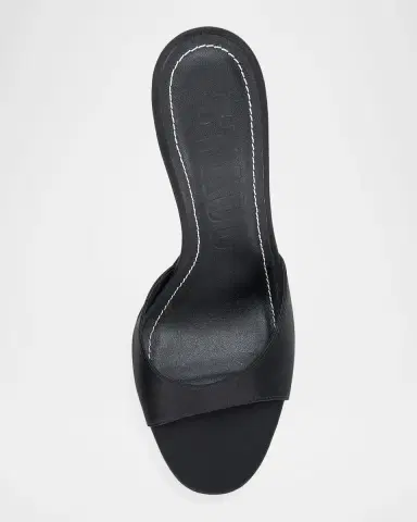 Staud 100mm Brigitte Satin Wedge Mules | Thumbnail 4 Staud 100mm Brigitte Satin Wedge Mules | Thumbnail 4