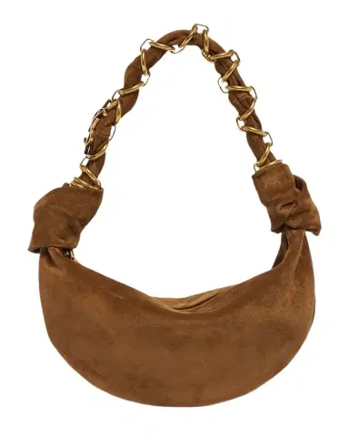 Saint Laurent Amalia Mini YSL Suede Hobo Bag | Thumbnail 1 Saint Laurent Amalia Mini YSL Suede Hobo Bag | Thumbnail 1