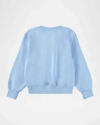 Molo Girl's Marge Floral Sequined Organic Cotton Sweatshirt | Thumbnail 2 Molo Girl's Marge Floral Sequined Organic Cotton Sweatshirt | Thumbnail 2