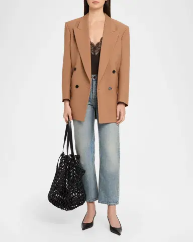 Saint Laurent Panier Medium Beaded Tote Bag | Thumbnail 5 Saint Laurent Panier Medium Beaded Tote Bag | Thumbnail 5