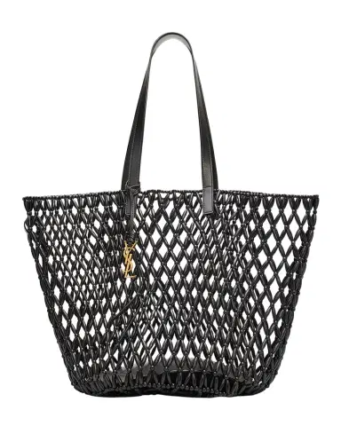 Saint Laurent Panier Medium Beaded Tote Bag | Thumbnail 1 Saint Laurent Panier Medium Beaded Tote Bag | Thumbnail 1