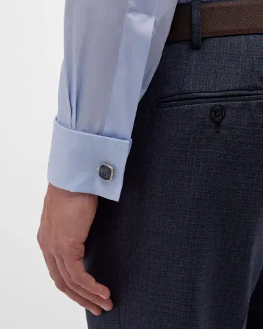 Charvet Men's French Cuff Cotton Dress Shirt | Thumbnail 7 Charvet Men's French Cuff Cotton Dress Shirt | Thumbnail 7