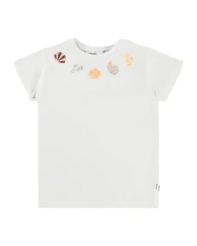 Molo Girl's Ranva Sequin Floral-Embroidered Tee | Thumbnail 1 Molo Girl's Ranva Sequin Floral-Embroidered Tee | Thumbnail 1