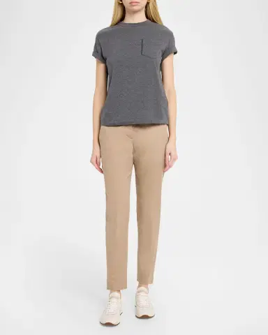 Brunello Cucinelli Leather Lace-Up Sneakers | Thumbnail 3 Brunello Cucinelli Leather Lace-Up Sneakers | Thumbnail 3