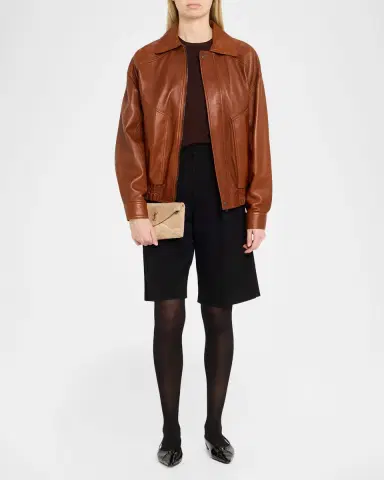 Saint Laurent Cassandre Large Suede Envelope Clutch Bag | Thumbnail 4 Saint Laurent Cassandre Large Suede Envelope Clutch Bag | Thumbnail 4