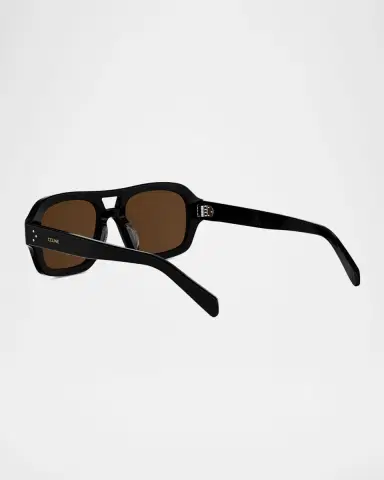 Celine Men's 3 Dots Acetate Aviator Sunglasses | Thumbnail 2 Celine Men's 3 Dots Acetate Aviator Sunglasses | Thumbnail 2