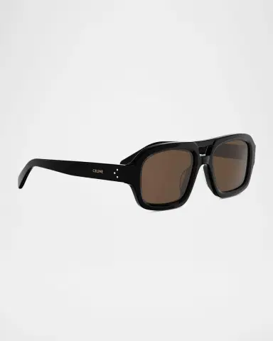 Celine Men's 3 Dots Acetate Aviator Sunglasses | Thumbnail 3 Celine Men's 3 Dots Acetate Aviator Sunglasses | Thumbnail 3