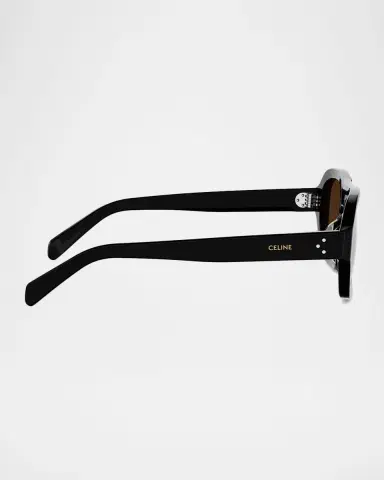 Celine Men's 3 Dots Acetate Aviator Sunglasses | Thumbnail 4 Celine Men's 3 Dots Acetate Aviator Sunglasses | Thumbnail 4