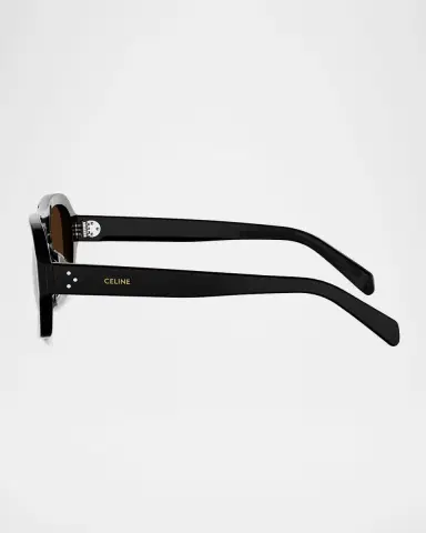 Celine Men's 3 Dots Acetate Aviator Sunglasses | Thumbnail 5 Celine Men's 3 Dots Acetate Aviator Sunglasses | Thumbnail 5