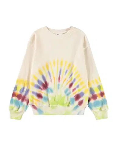 Molo Boy 's Memphis Tie-Dye Organic Cotton Sweatshirt | Thumbnail 1 Molo Boy 's Memphis Tie-Dye Organic Cotton Sweatshirt | Thumbnail 1
