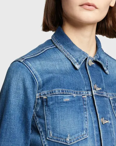 L'Agence Janelle Slim Raw-Edge Jacket | Thumbnail 4 L'Agence Janelle Slim Raw-Edge Jacket | Thumbnail 4