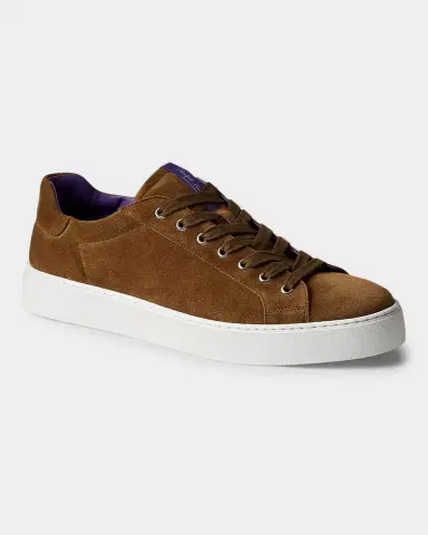 Ralph Lauren Purple Label Severn Calf-Suede Sneaker | Thumbnail 2 Ralph Lauren Purple Label Severn Calf-Suede Sneaker | Thumbnail 2