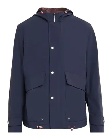 Brunello Cucinelli Men's Hooded Water-Resistant Jacket | Thumbnail 1 Brunello Cucinelli Men's Hooded Water-Resistant Jacket | Thumbnail 1