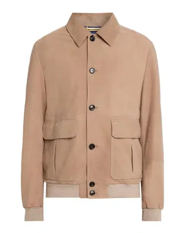 Stefano Ricci Men's Suede Button-Front Shirt Jacket | Thumbnail 1 Stefano Ricci Men's Suede Button-Front Shirt Jacket | Thumbnail 1