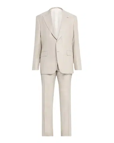 Stefano Ricci Men's Wool, Silk and Linen Sharkskin Suit | Thumbnail 1 Stefano Ricci Men's Wool, Silk and Linen Sharkskin Suit | Thumbnail 1
